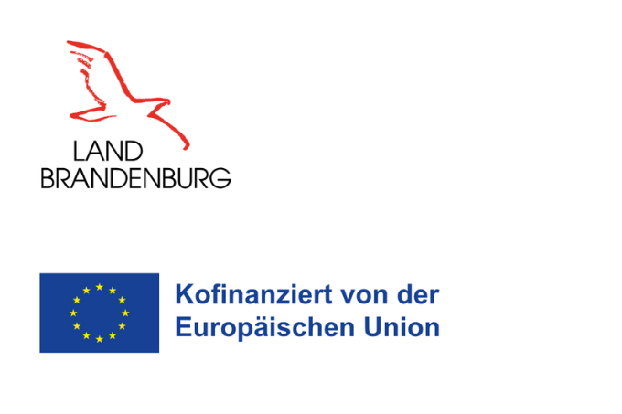 Logos Land Brandenburg und EU