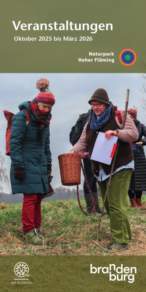 Titel des Veranstaltungskalenders Oktober 2025 bis März 2026