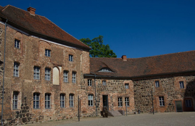 Burghof der Bischofsresidenz Burg Ziesar