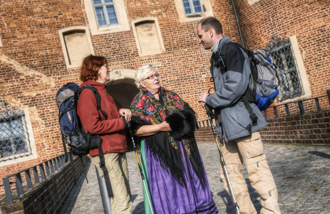 Im Gespräch mit einer Natur- und Kulturführerin