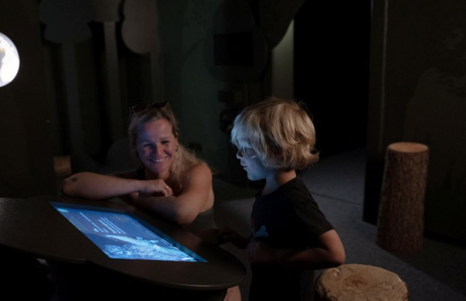 Im Nachtraum der Naturparkausstellung