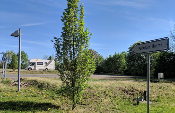 Wohnmobilstellplatz an der SteinTherme, Foto: SteinTherme Bad Belzig