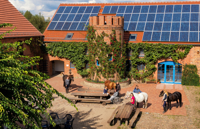 Hofgelände, Foto: Reiter- & Erlebnisbauernhof Groß Briesen