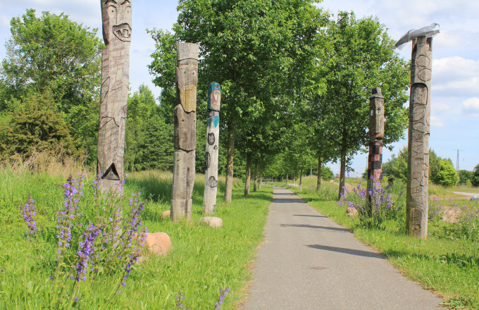 Kunstwerk "Tor zum Fläming", Foto: Bansen-Wittig