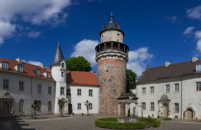 Blick in den Schlosshof, Foto: Bansen-Wittig