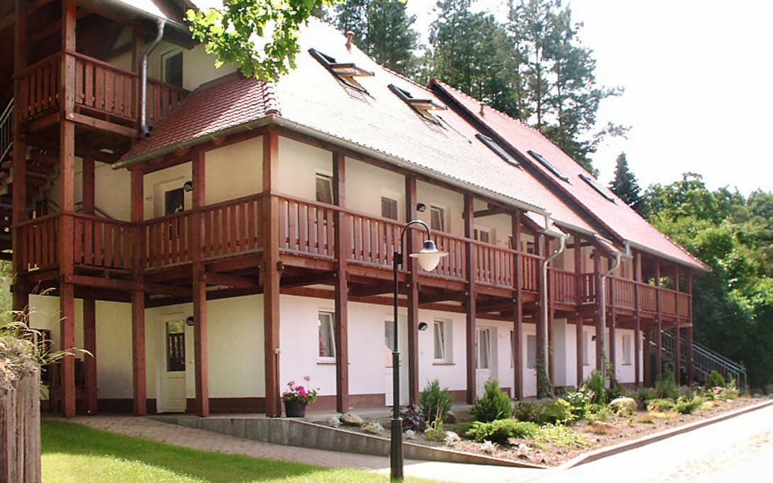 Außenansicht des Hotels, Foto: K. Wünsche, Lizenz: Springbach-Mühle Belzig OHG