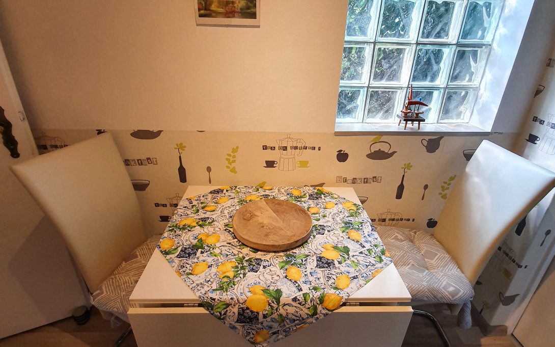 Gemütlicher Essplatz in der Küche, Foto: Katrin Fischer 