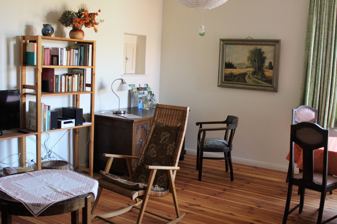 Blick ins Wohnzimmer, Foto: E. Seidel