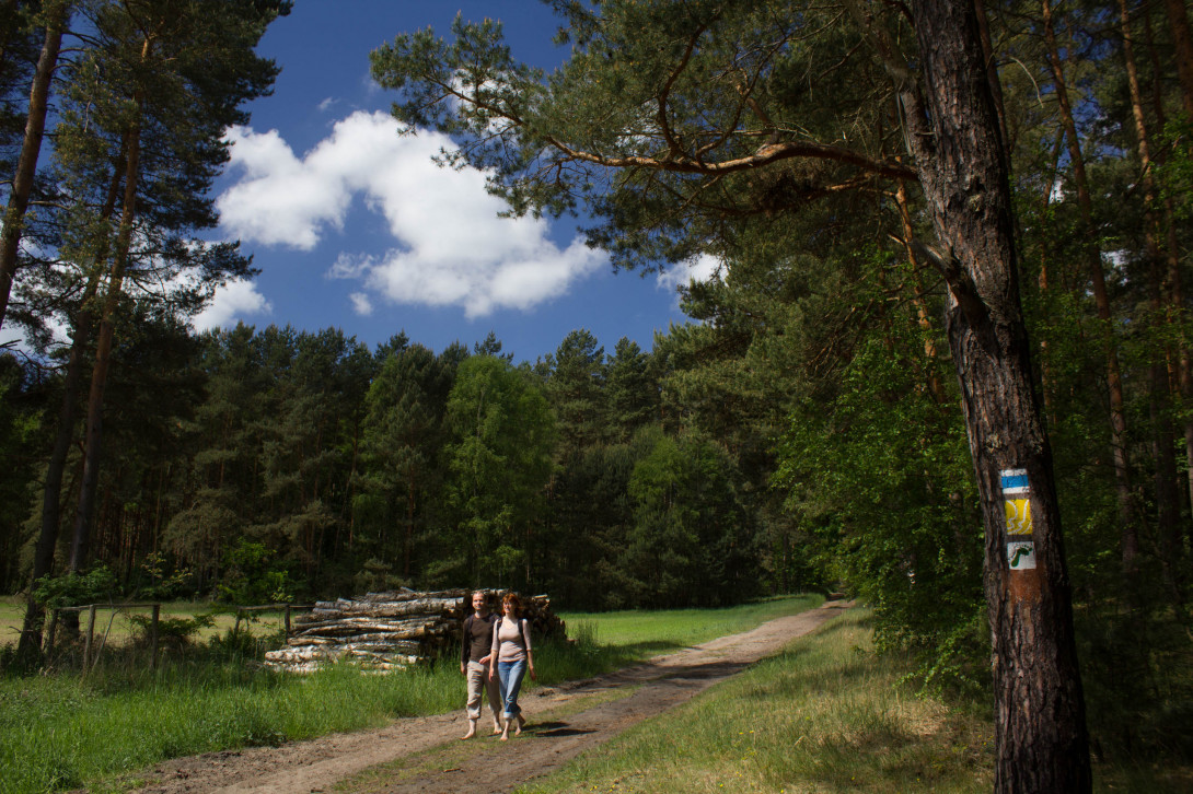 Auf dem Barfußwanderweg, Foto: Bansen/Wittig