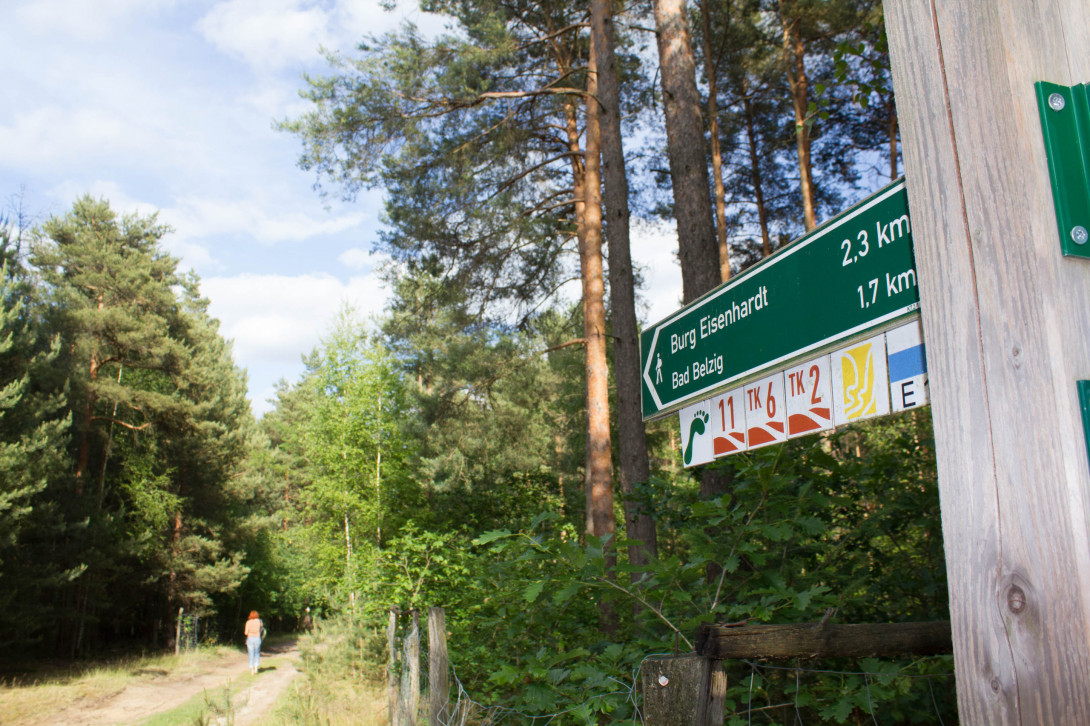 Auf dem Barfußwanderweg, Foto: Bansen/Wittig