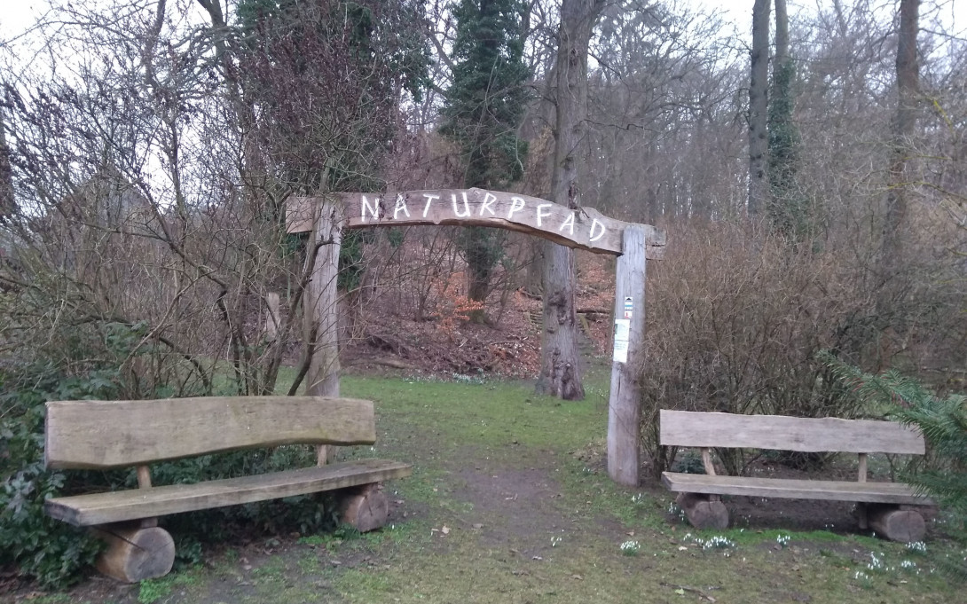 Eingang zum Erlebnispfad, Foto: Tourismusverband Fläming e.V.