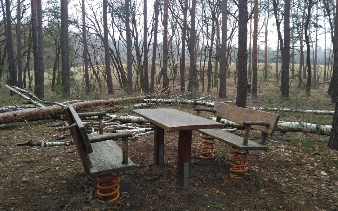 Wackelbänke für Groß und Klein, Foto: Tourismusverband Fläming e.V.