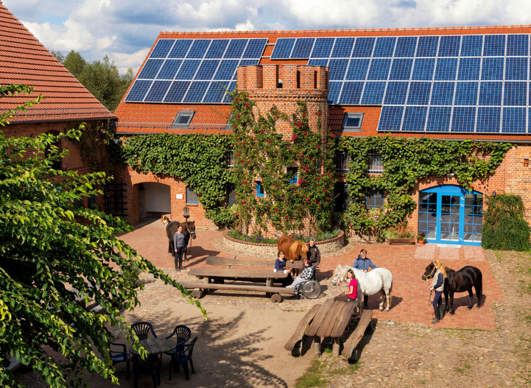Hofgelände, Foto: Reiter- & Erlebnisbauernhof Groß Briesen