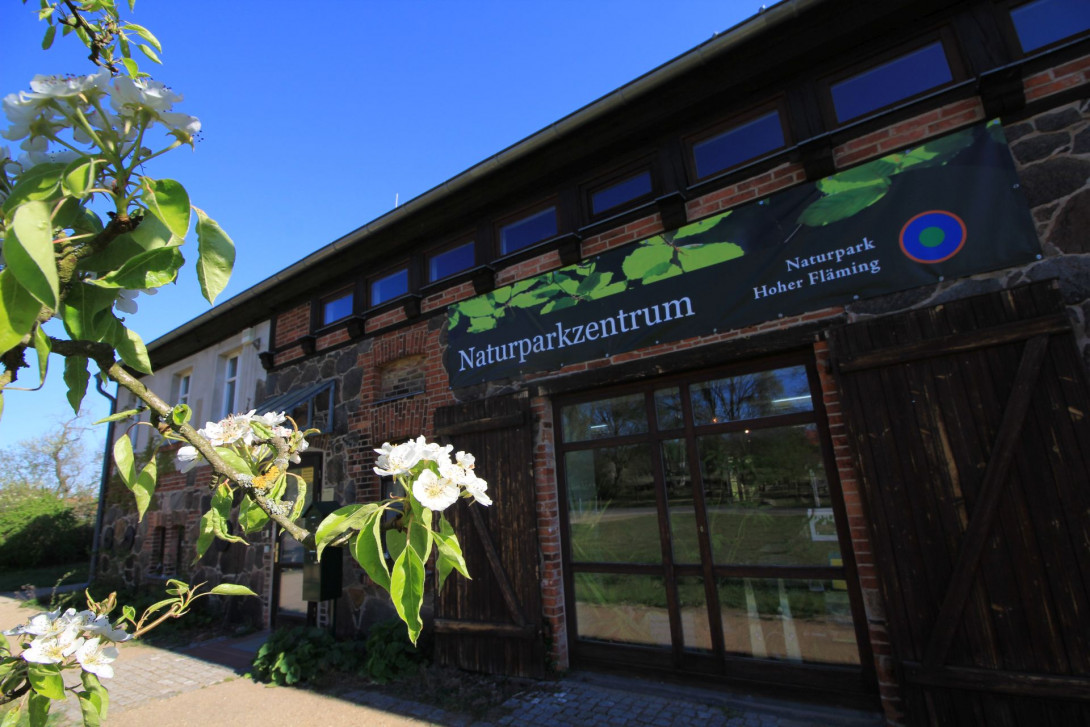 Start ist am Naturparkzentrum Hoher Fläming, Foto: Bansen/Wittig