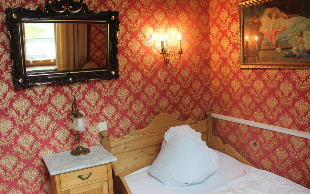 Gemütliche Zimmer in der Waldpension, Foto: Martin Bahlmann, Lizenz: Waldpension Buchholzmühle