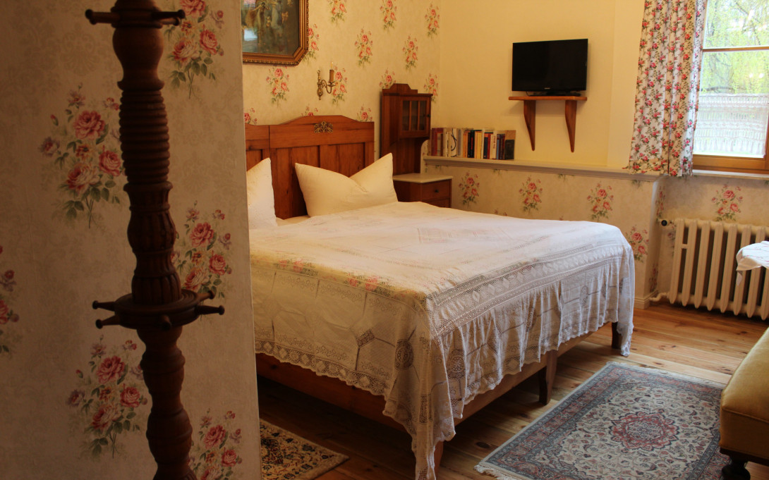 Doppelzimmer, Foto: Martin Bahlmann, Lizenz: Waldpension Buchholzmühle