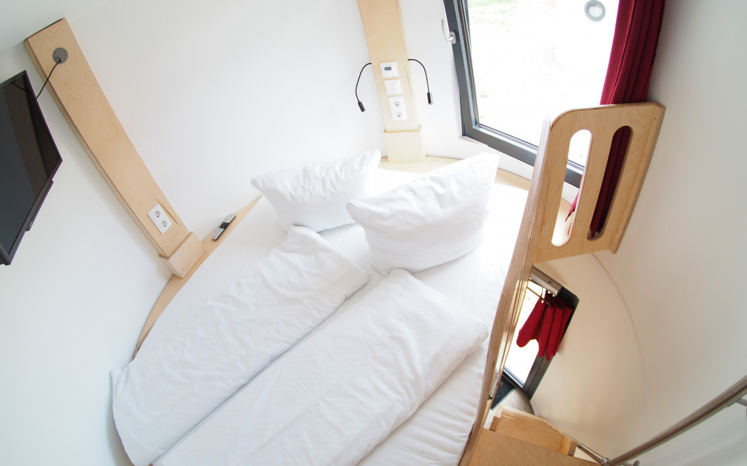 Schlafplattform im Turm, Foto: slube GmbH