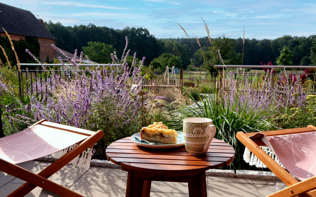 Ferienwohnung Mohnblume - Blick von der Terasse, Foto: Christian Melms