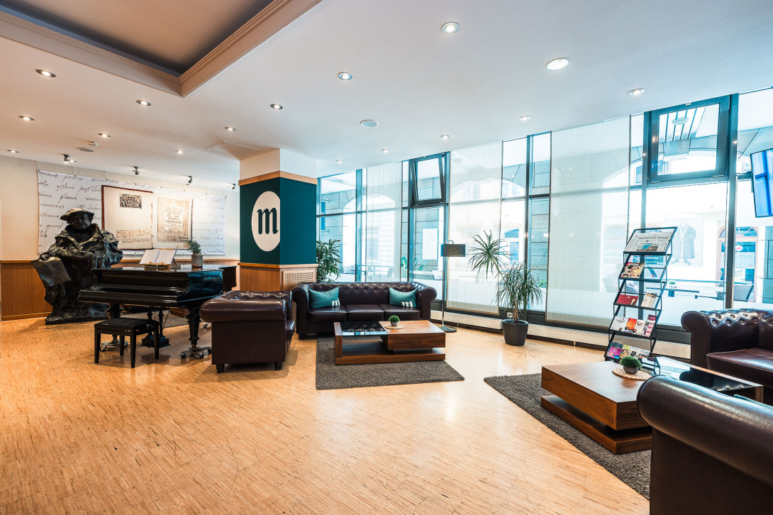 Hotelfoyer, Foto: David Ludley Photography, Lizenz: martas Hotel Lutherstadt Wittenberg