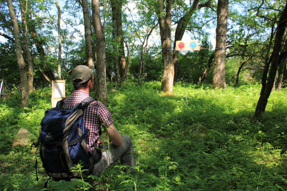 Kunstwerk "Urkirche Wald - eine Meditation", Foto: Bansen-Wittig