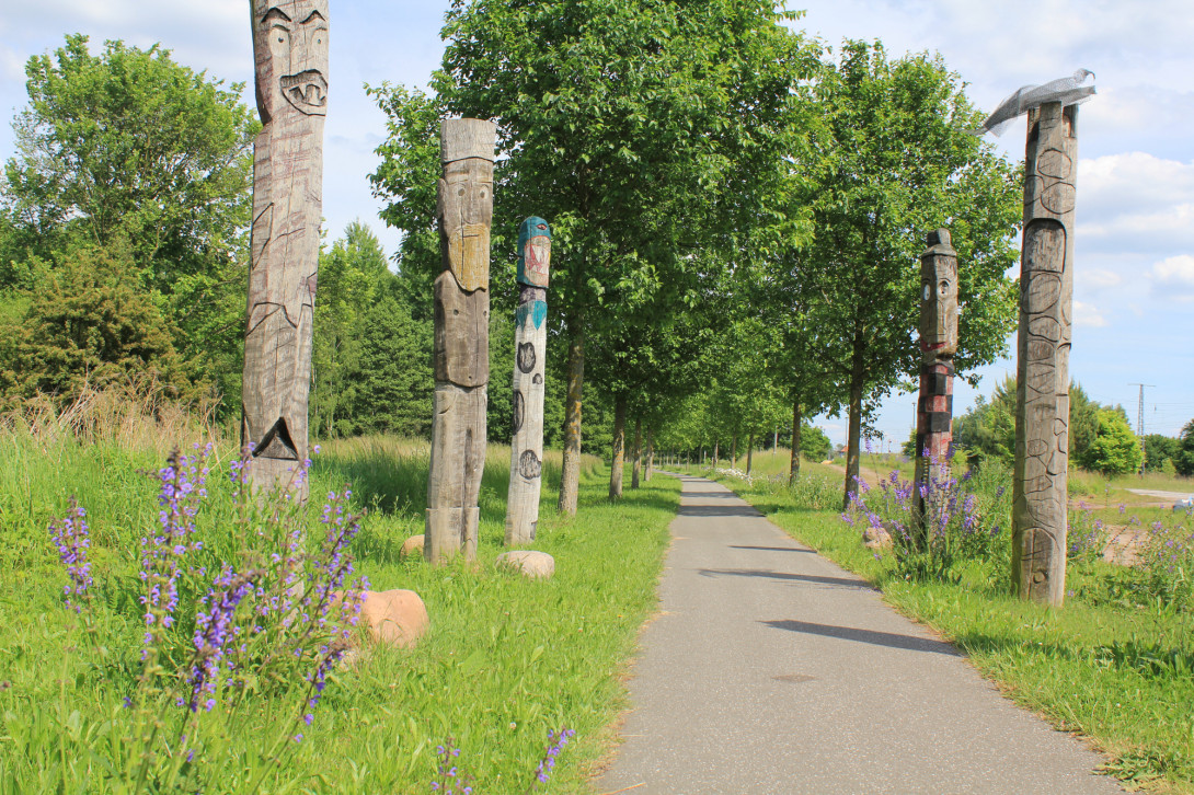 Kunstwerk "Tor zum Fläming", Foto: Bansen-Wittig