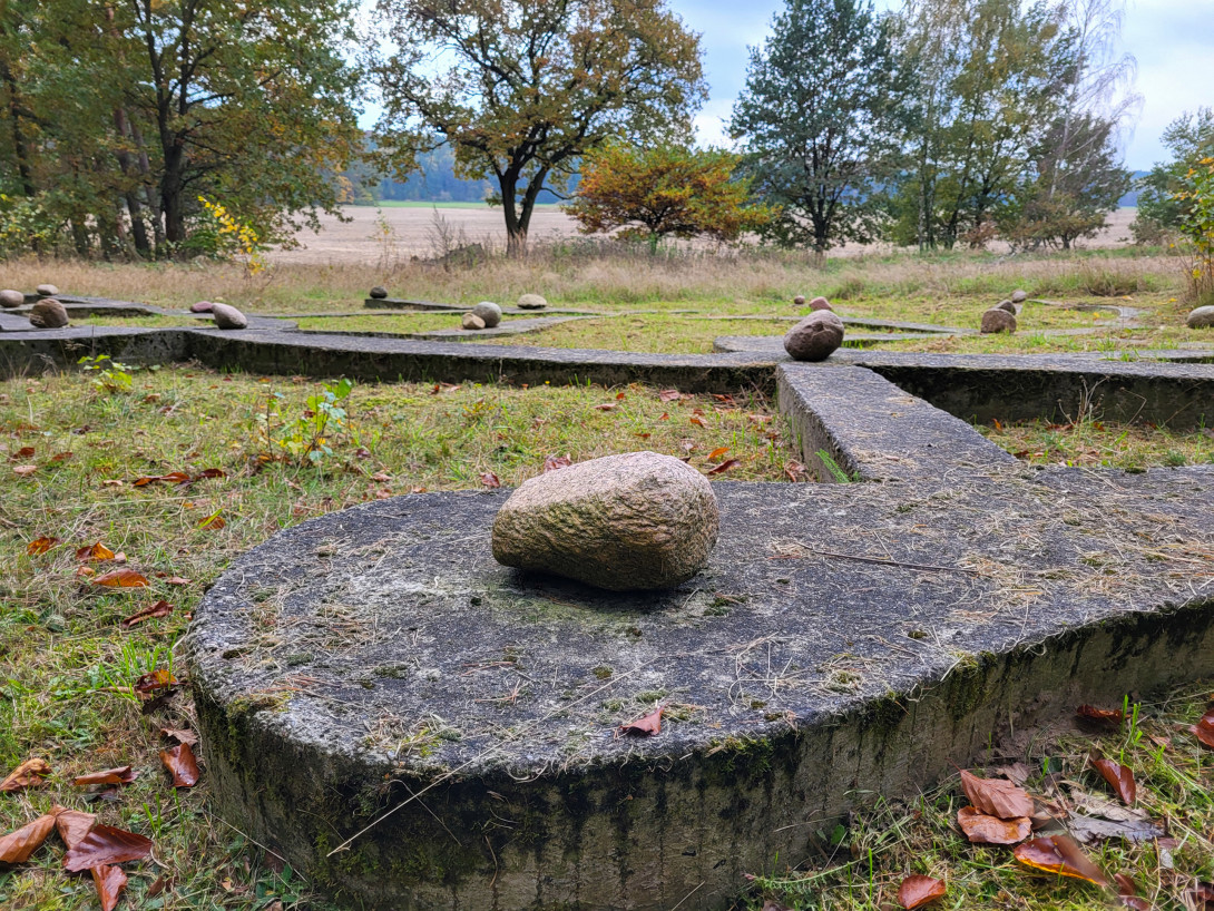 Kunstwerk "Pflanzenlabyrinth", Foto: Bansen-Wittig