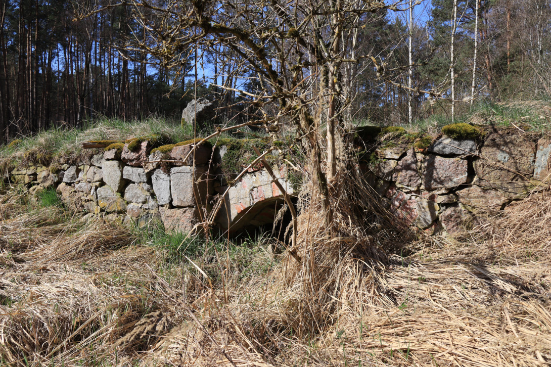 Dallbachbrücke, die Ruine eine der ältesten Brücken Brandenburgs, Foto: Bansen-Wittig