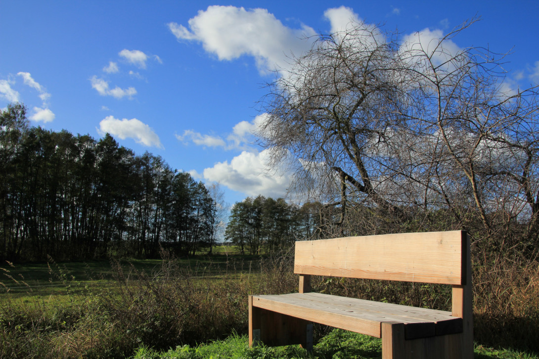 Rastbank im Addatal, Foto: Bansen-Wittig