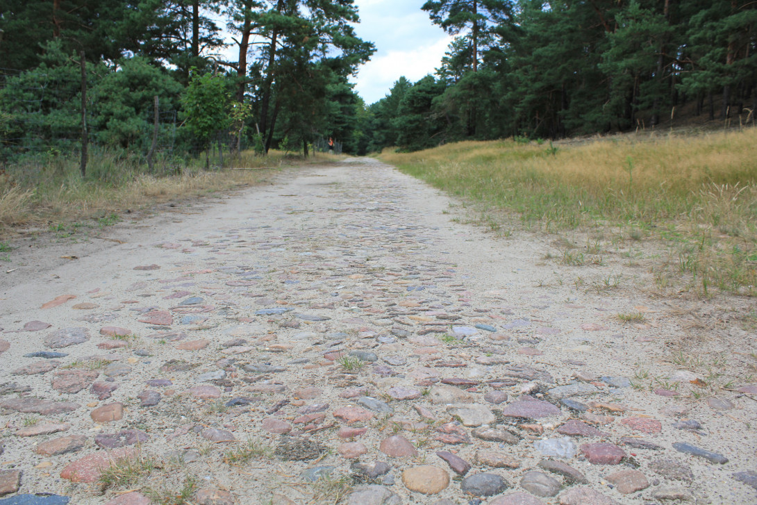 Historische Kopfsteinpflasterstraße am Fuchsberg, Foto: Bansen-Wittig
