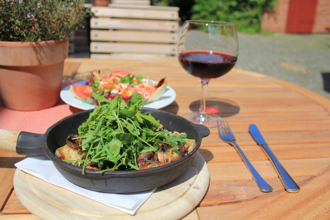 Einkehr im Landhaus Alte Schmiede in Lühnsdorf, Foto: Bansen-Wittig