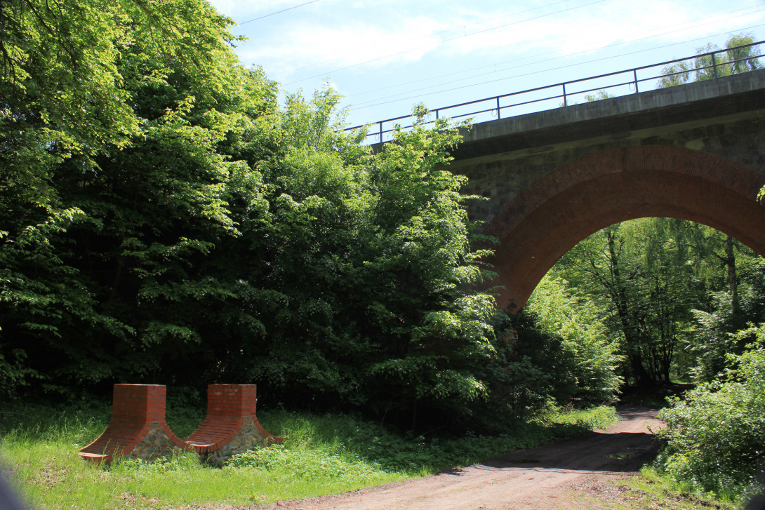 Kunstwerk Brücke mit Vorbild, Foto: Bansen-Wittig