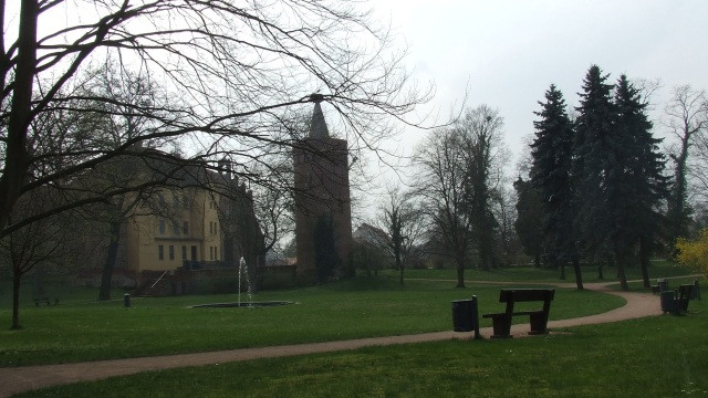 Burgansicht im Frühjahr